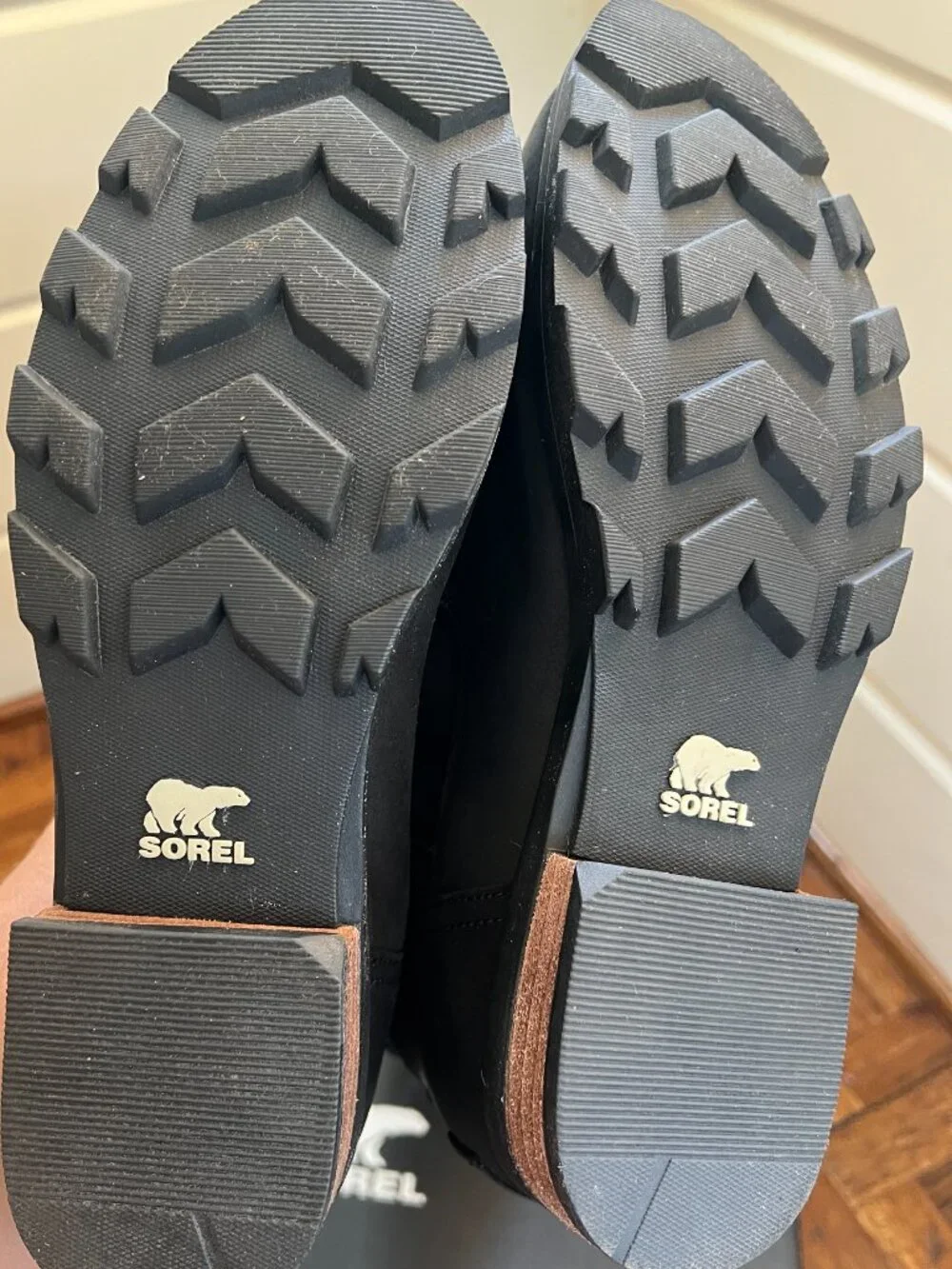 Sorel Emelie Waterproof Tall Riding Boot Suede Leather Black Winter Outdoor 8